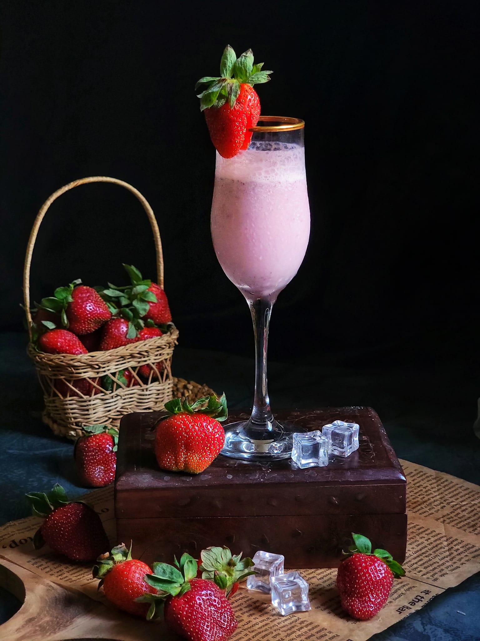 Strawberry cocktail